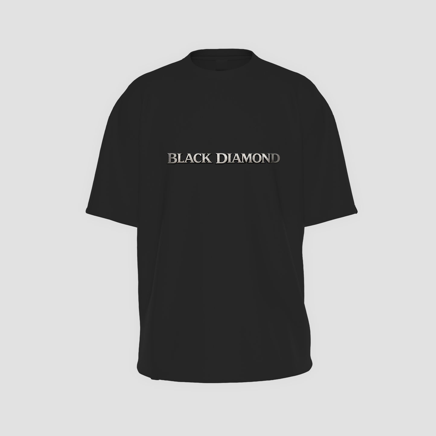 Black Diamond Lettering Front T-Shirt