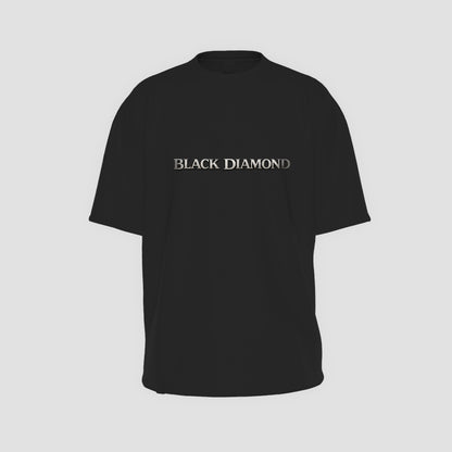 Black Diamond Lettering Front T-Shirt