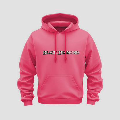 Black Diamond Lettering Front Hoodie