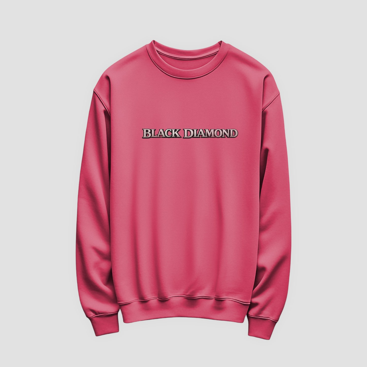 Black Diamond Lettering Front Sweatshirt