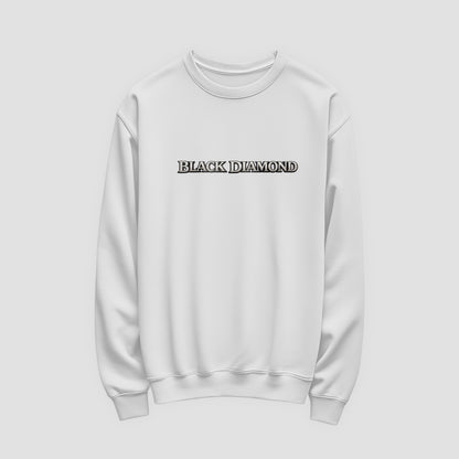 Black Diamond Lettering Front Sweatshirt