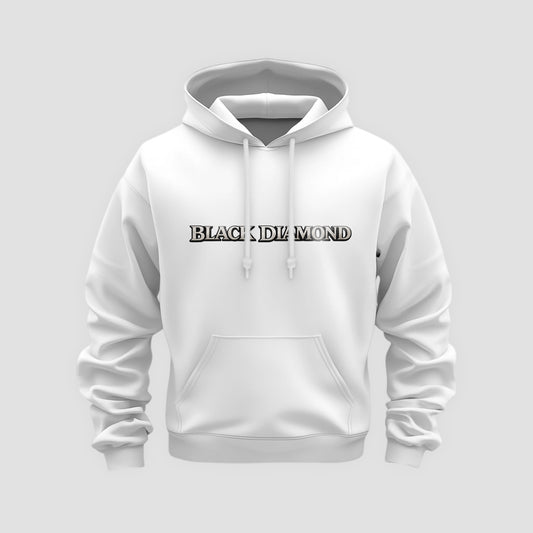Black Diamond Lettering Front Hoodie